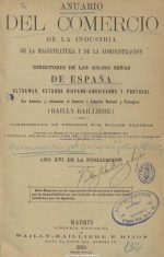Año 1894. Anuario del comercio, de la industria, de la magistratura y de la administración
