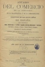 Año 1902. Anuario del comercio, de la industria, de la magistratura y de la administración