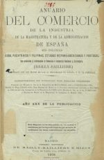Año 1908. Anuario del comercio, de la industria, de la magistratura y de la administración