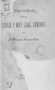 Historia de Molina y de su muy noble y muy leal Señorío
