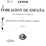 Portada del censo de la población de España 1877